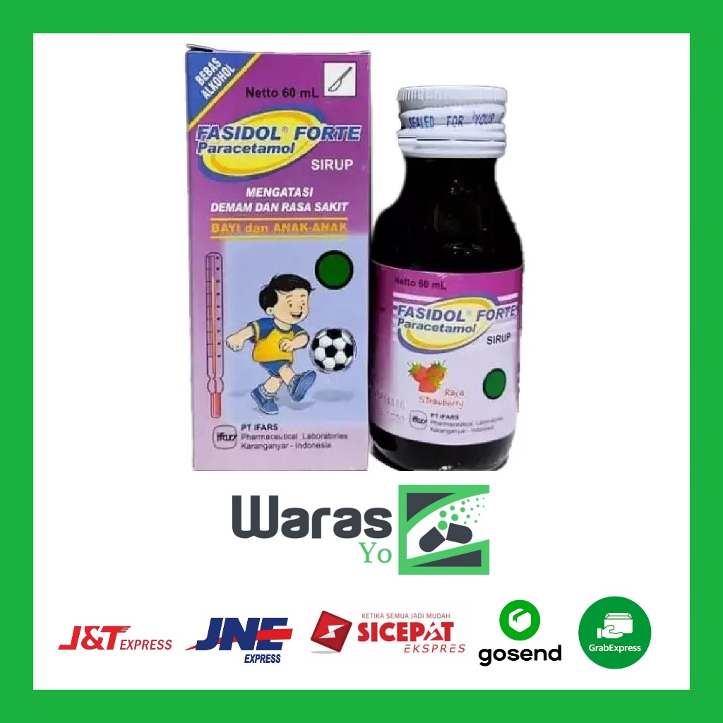 [WS] Fasidol Forte Sirup 60 ml - Sirup Paracetamol Demam Anak [IFARS]