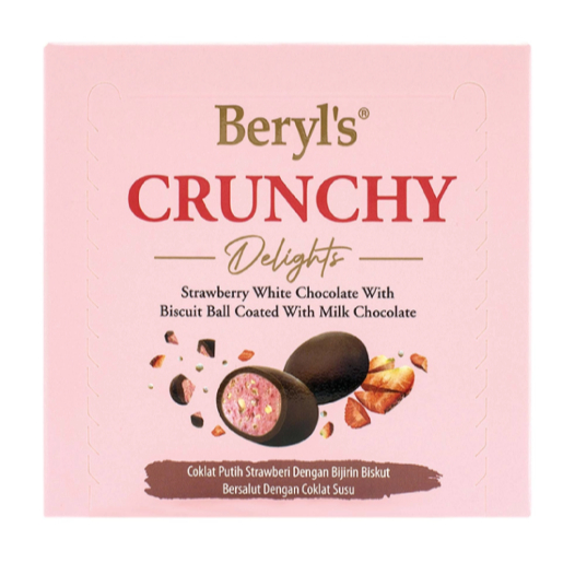 

Beryl's Crunchy Delights Strawberry Chocolate With Milk Chocolate 60g