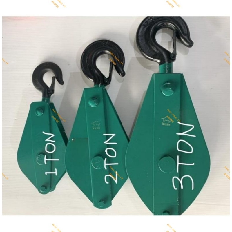 Kerekan Kapal / Kerekan Sumur / Kerekan Timba Sumur Besi 0,5 1Ton / Katrol Kerekan 2 Ton RUSH