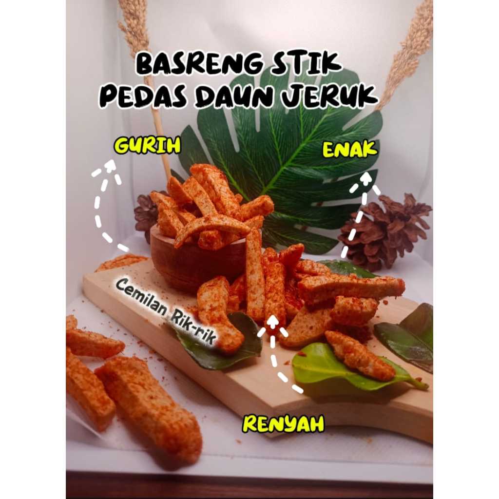

Paket Basreng 3 Varian – Original, Balado & Daun Jeruk Pedas | Gurih & Nagih!