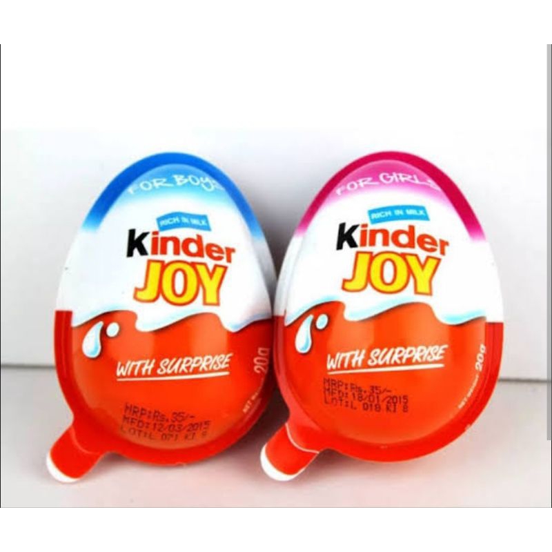 

Kinder joy coklat krispy dengan kejutan Girls /Boy 20 g