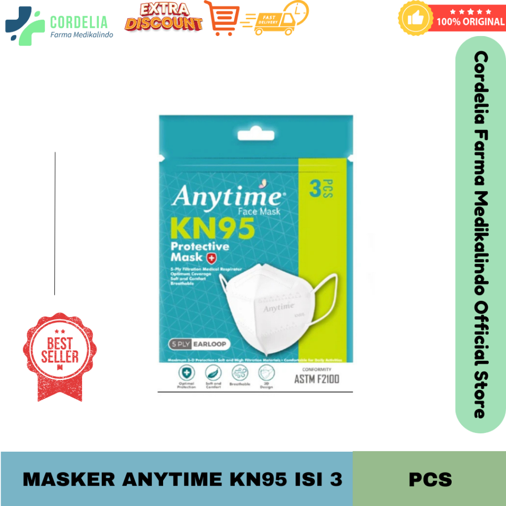 MASKER ANYTIME KN95 ISI 3