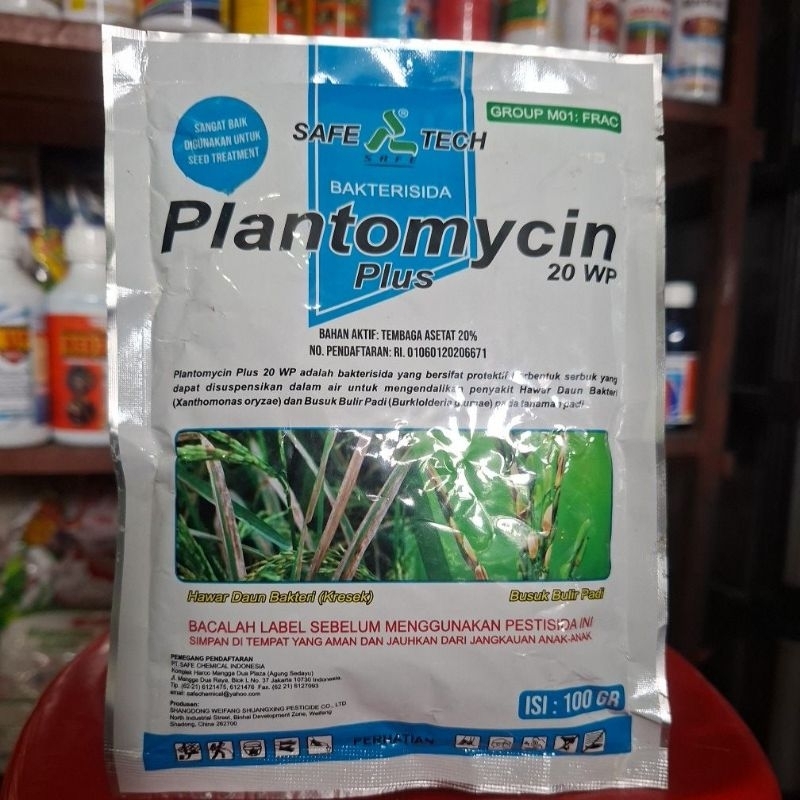 BAKTERISIDA PLANTOMYCIN PLUS 20 WP, 100 GR