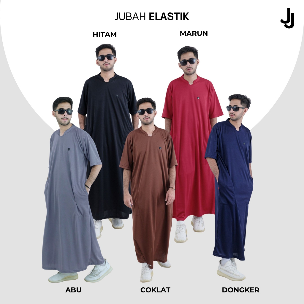 Rosal Jubah Elastik Jubah Pria Baju Gamis Pria Jubah Pria Premium Jubah Hoodie Gamis Jubah Hoodie Pr