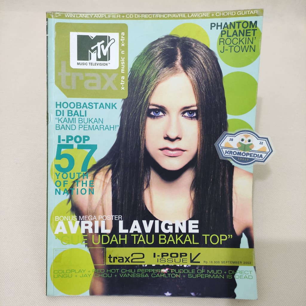 (ORIGINAL) Majalah MTV Trax - X-tra Music n' X-tra  (Cover Avril Lavigne)