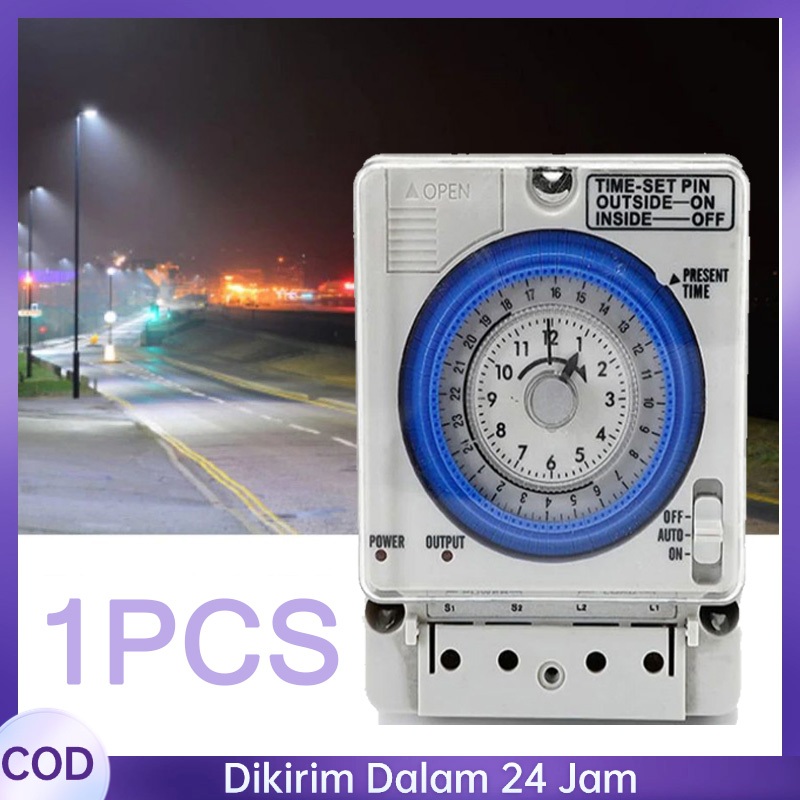 1pcs Timer Switch Timer Switch Analog Saklar Timer Otomatis Timer Analog Panasonic Timer Analog Swit