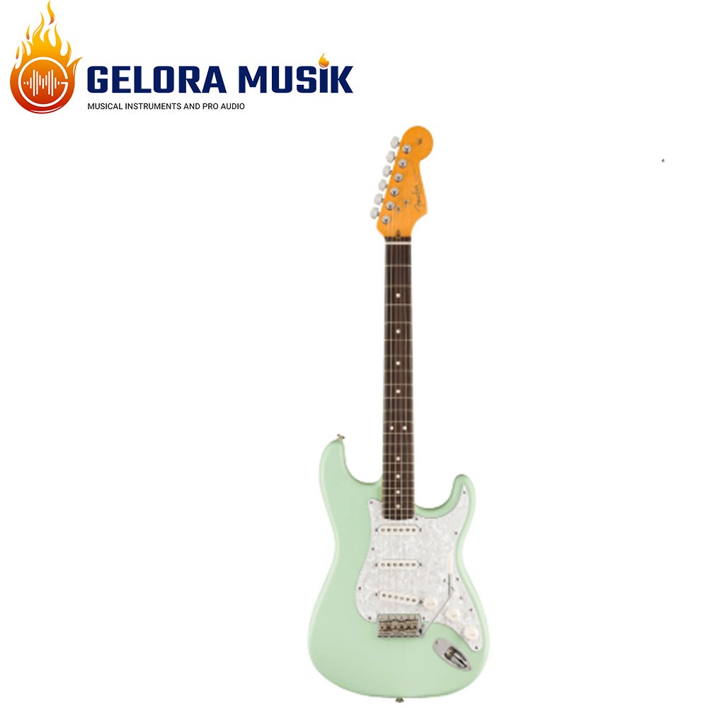 Gitar Elektrik Fender FSR American Ultra Stratocaster, Maple FB, Surf Green