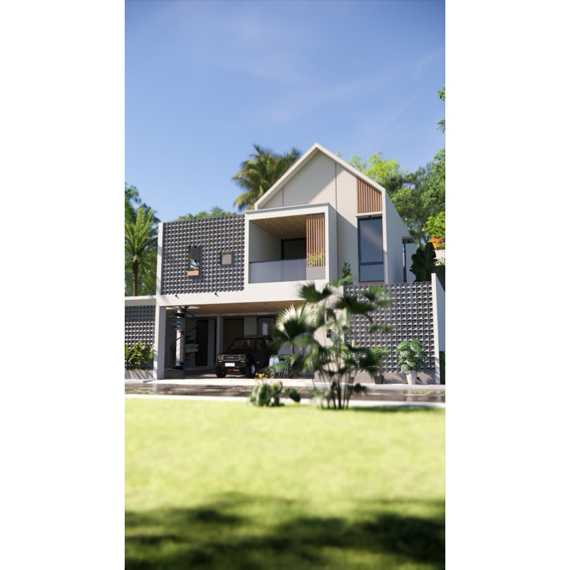 Desain Rumah 2 Lantai 15x16