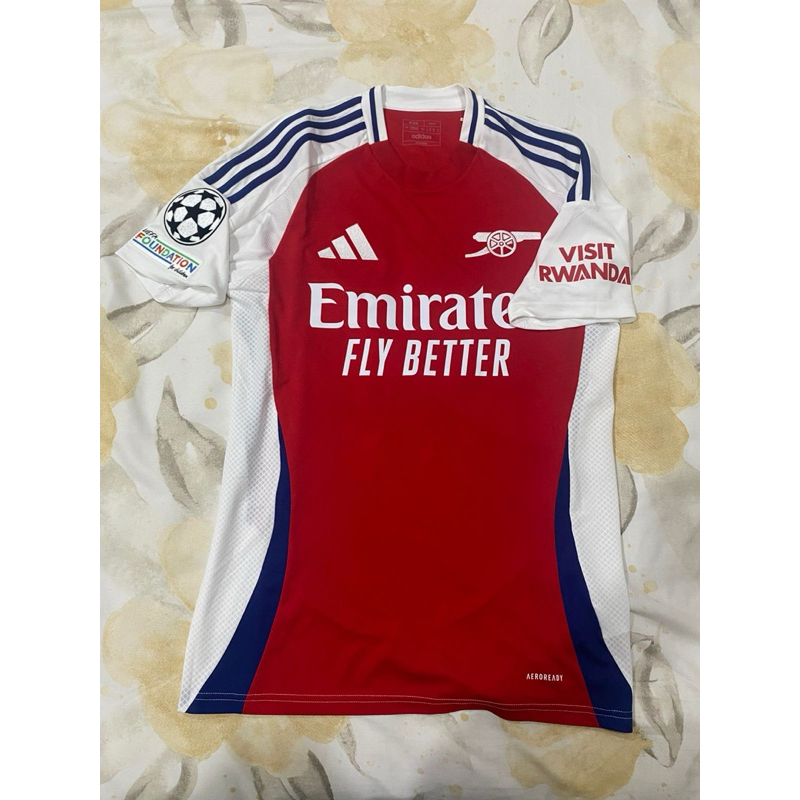 JERSEY ORIGINAL 100% Dari japan Arsenal Rice Versi UCL