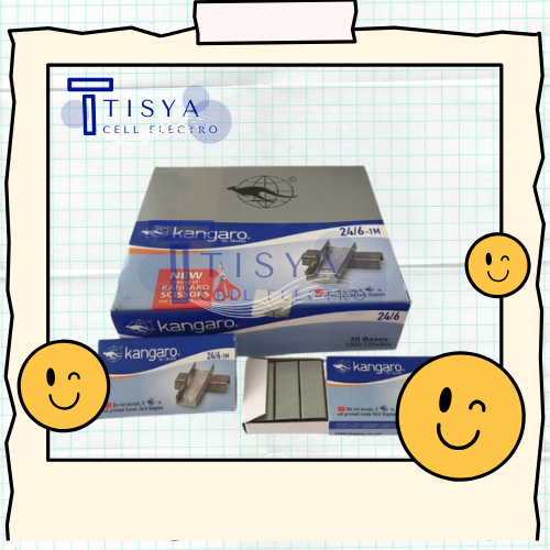 

Isi Staples Kangaro No.3 . 24/6