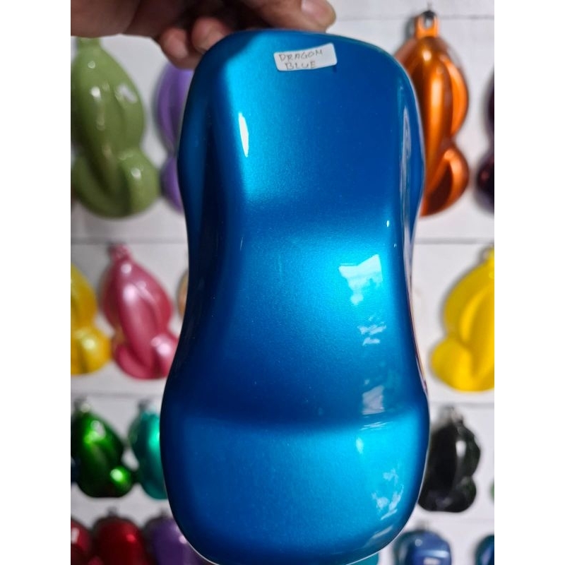 cat warna dragon blue metalik jenis pu cat biru cat blue cat motor cat mobil cat custom cat automoti