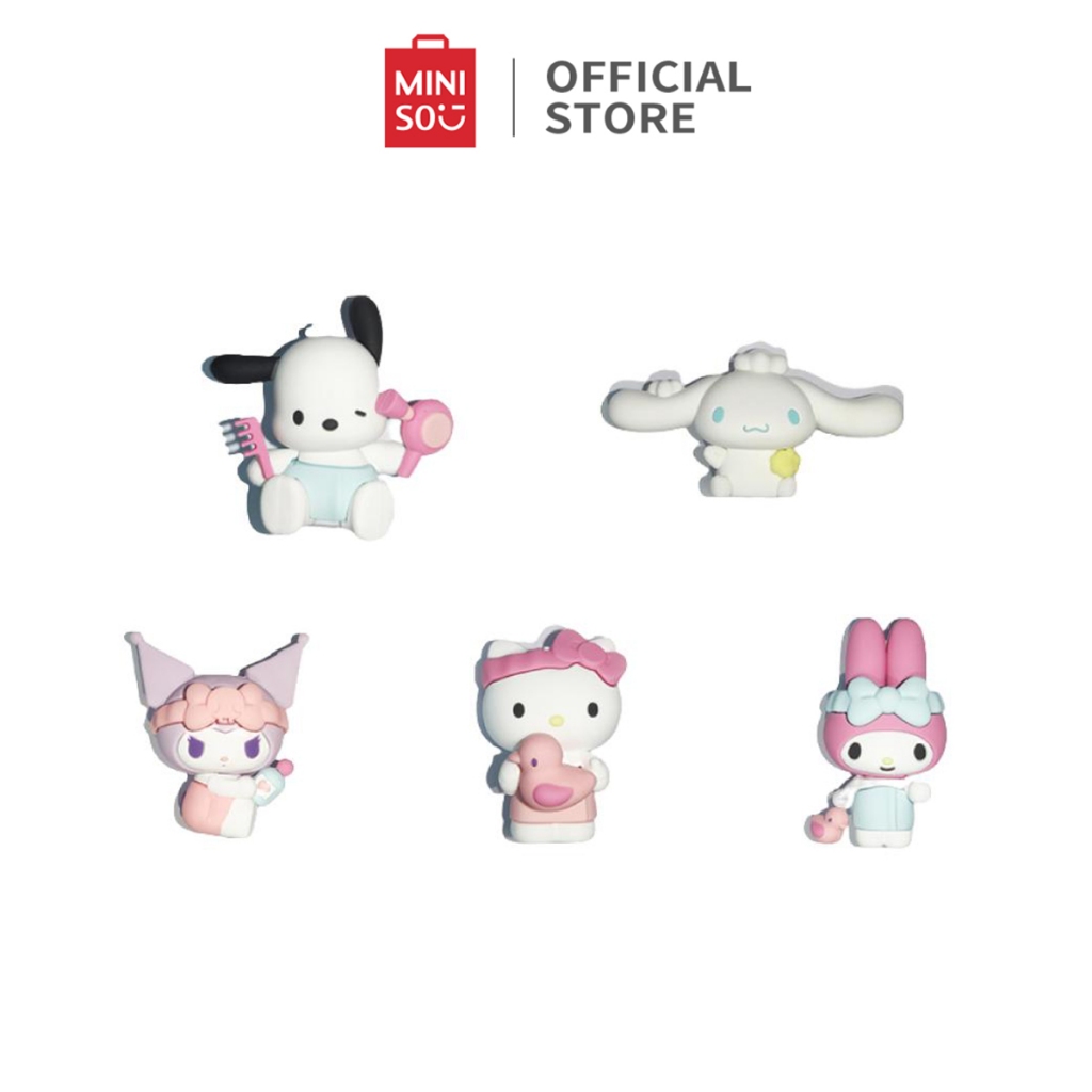 Miniso X Sanrio Kotak Kejutan Magnet Kulkas Seri Shower Karakter Fridge Magnet Blind Box Kulkas