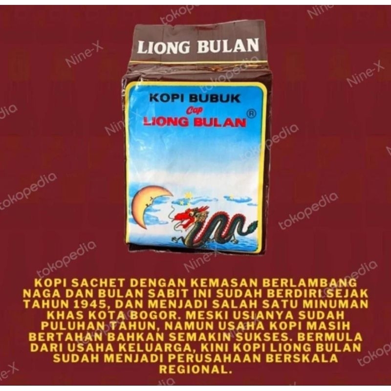 

RB22 Kopi Liong Tanpa Gula 1 pak 30x8g