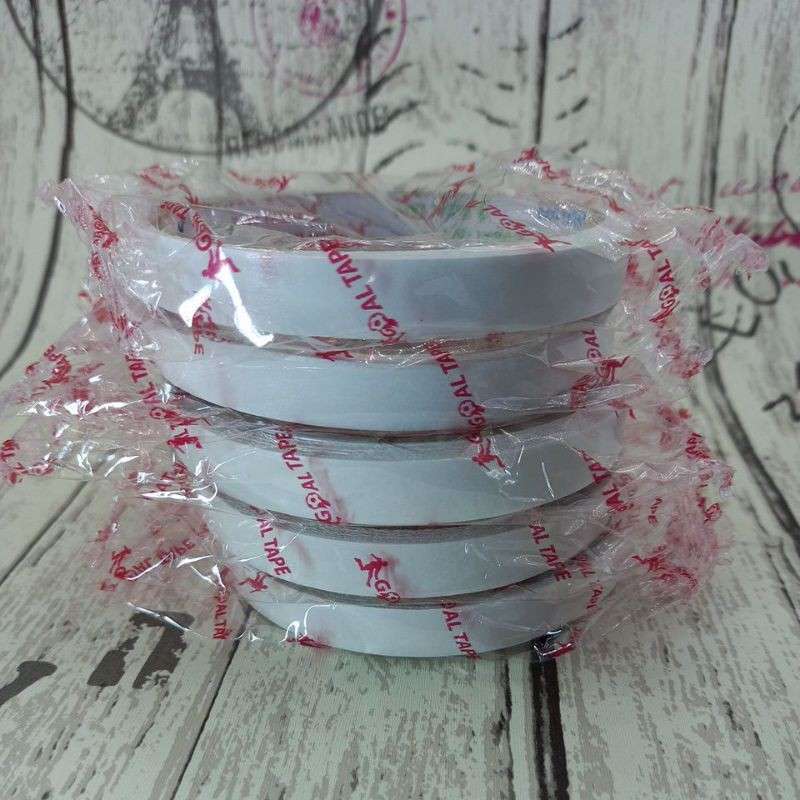 

Double tape/Isolasi Bolak Balik/Double Tape/Goal Tape 12 mm/24 mm