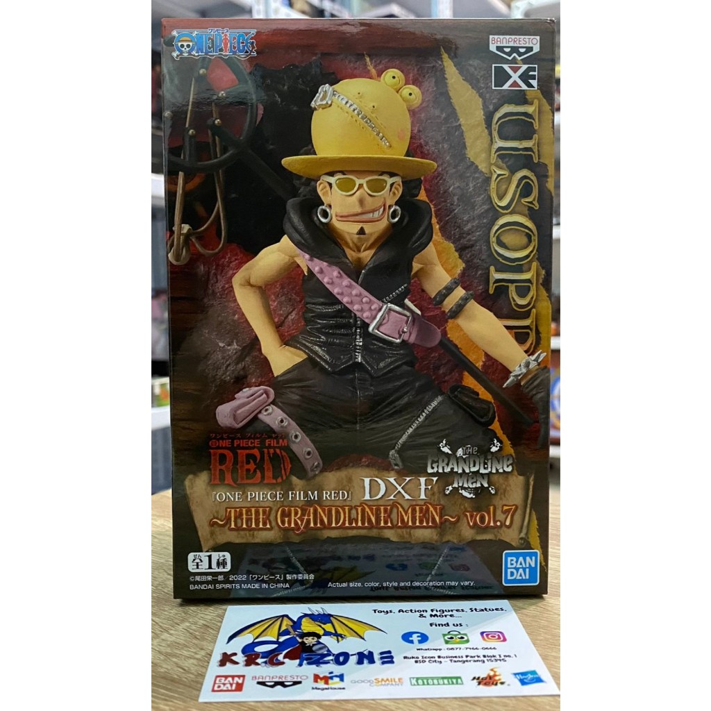 BANDAI BANPRESTO ONE PIECE RED DXF GRANDLINE MEN GLM VOL 5 - USOPP