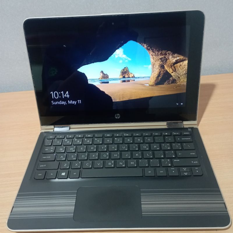 Laptop HP Pavilion X360 4 gb ram toucscren mulus siap online