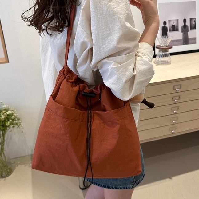 Recomended toloer Tas Serut Wanita Tas Serut Kain Tebal Tas Jinjing Wanita Tas Kurir Pekerja Kantor 