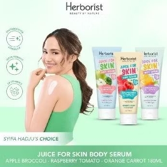 herborist beauty by nature juice for skin body serum orange carrot, apple brocoli, rasberry tomato b