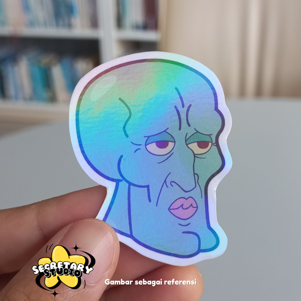 

Sticker Vinyl Custom A4 - Holographic Rainbow (No Cutting) by Secretary Studio