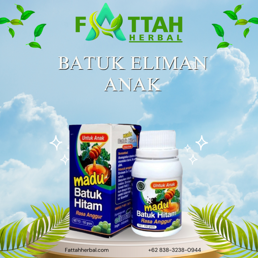 

herbal batuk anak eliman 150 gr Madu Batuk Hitam Rasa Anggur - Obat Herbal Batuk Anak Eliman,,