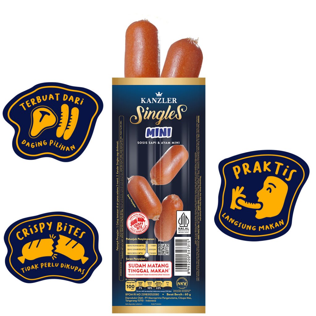 

Kanzler Singles Mini (60gr)