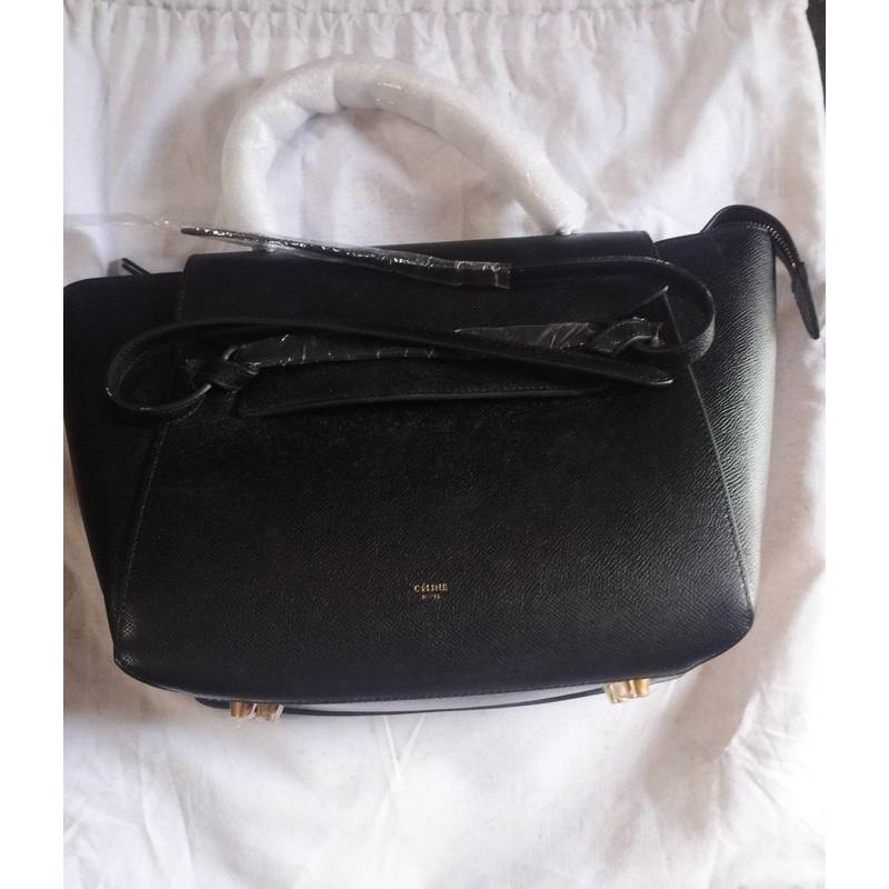 celine nano belt black