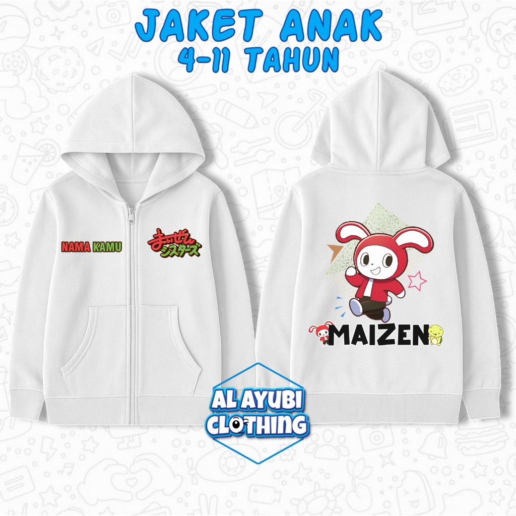 Hoodie Zipper Anak JJ Mikey Maizen / Jaket Anak Maizen JJ Mikey