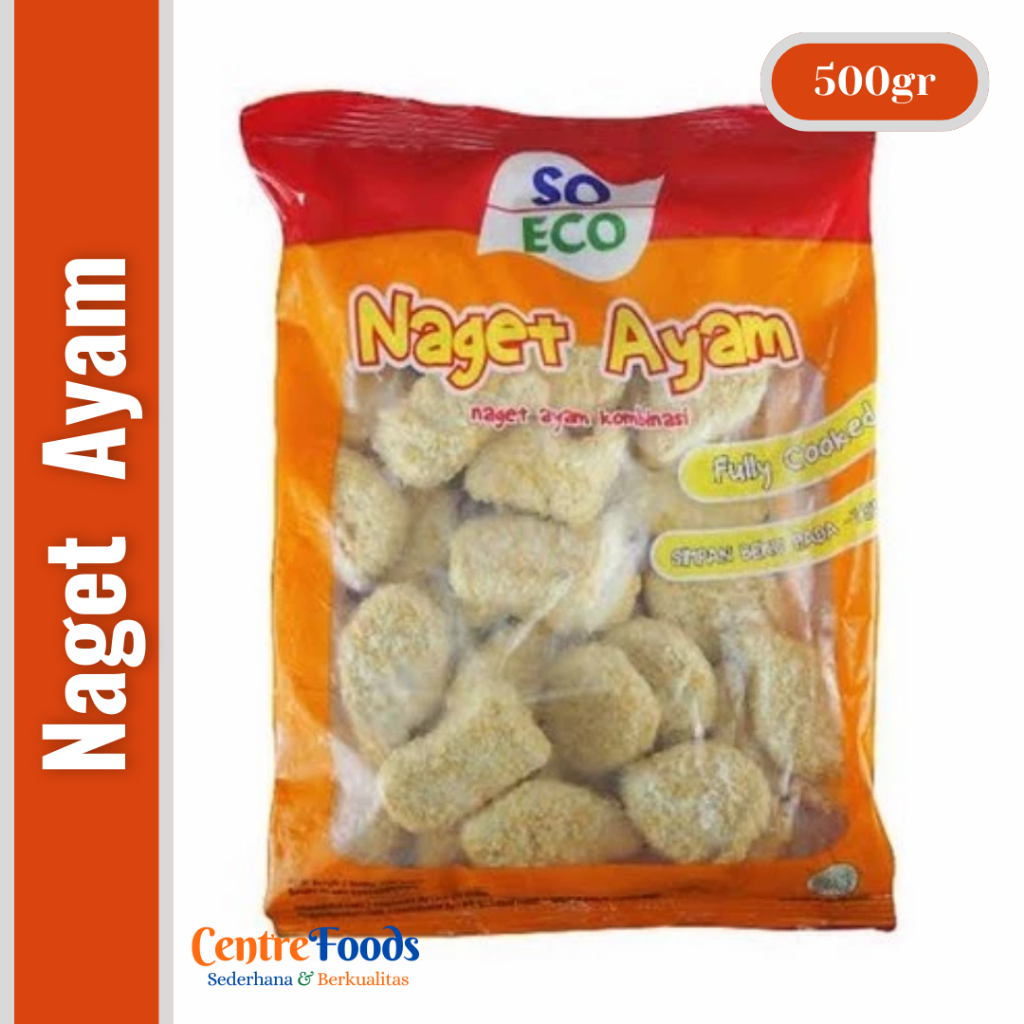 

Naget Ayam Kombinasi - SO ECO | 500gr [ Harga Per BKS ]