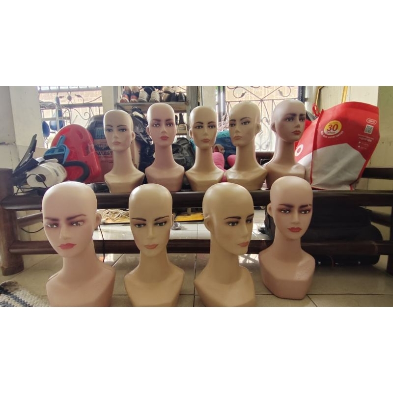 TAKE ALL PRE-LOVED | MANEKIN KEPALA | PATUNG KEPALA | PATUNG HIJAB | PATUNG JILBAB