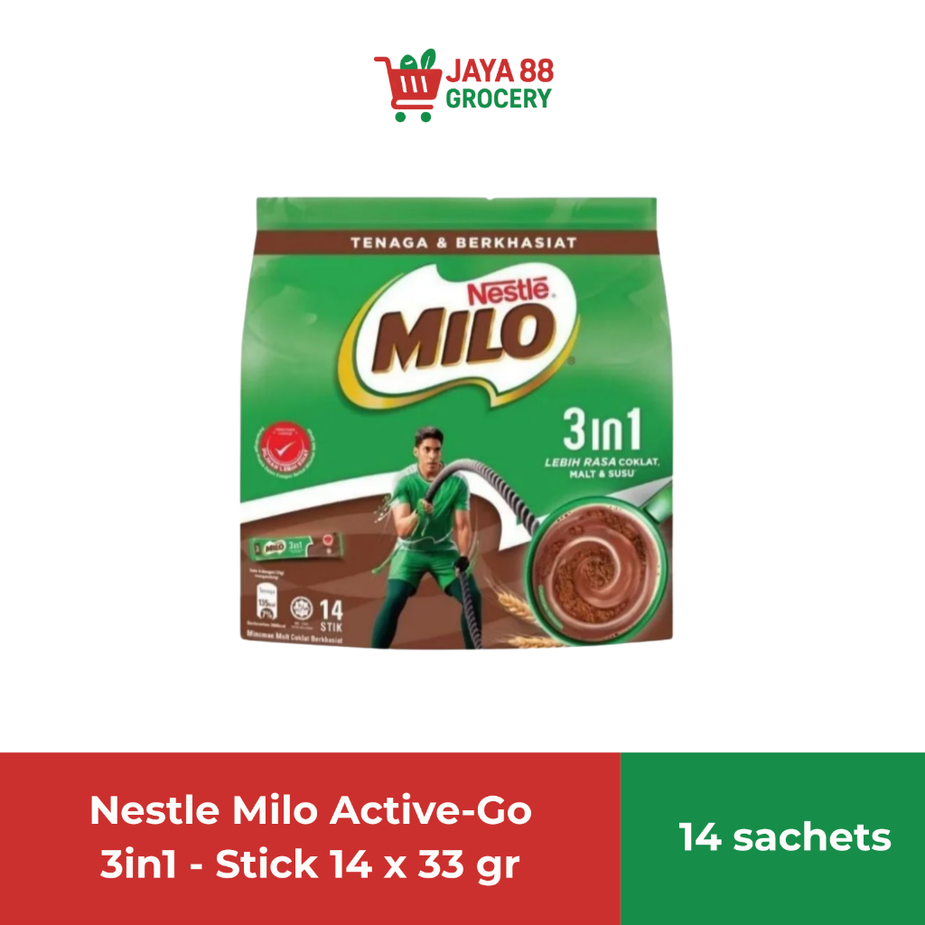 

Milo 3in1 (14 Sachet)