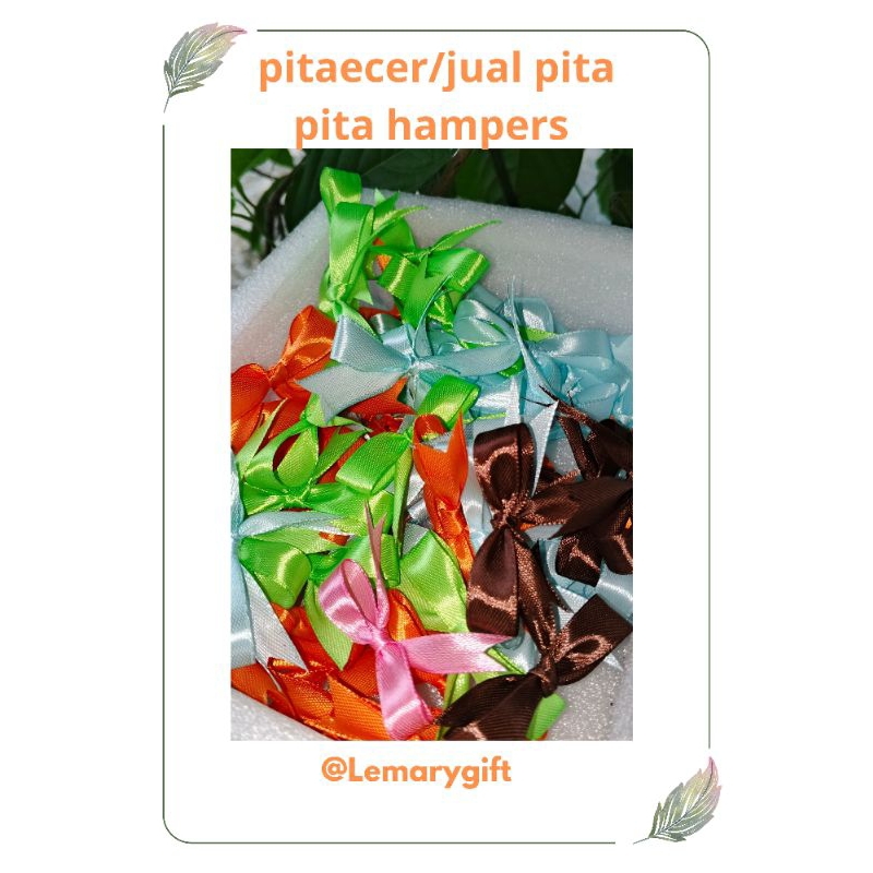 

Pita souvernir Pita Langsung Jadi Pita hampers Pita satin ukuran 2cm