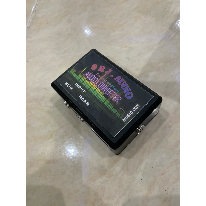 AUDIO CONVERTER 2 input to 1 output AUX STEREO