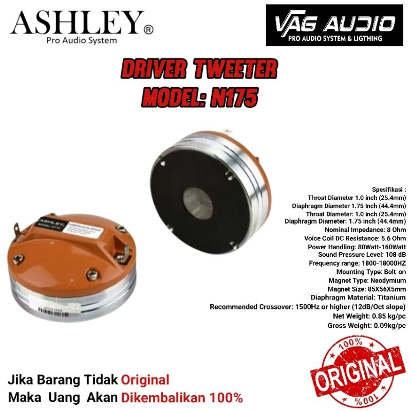 DRIVER TWEETER ASHLEY N175