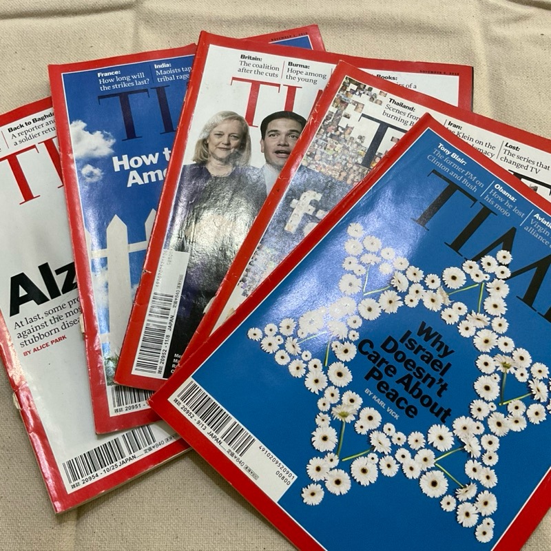 [PRELOVED] 5 Majalah TIME Japan