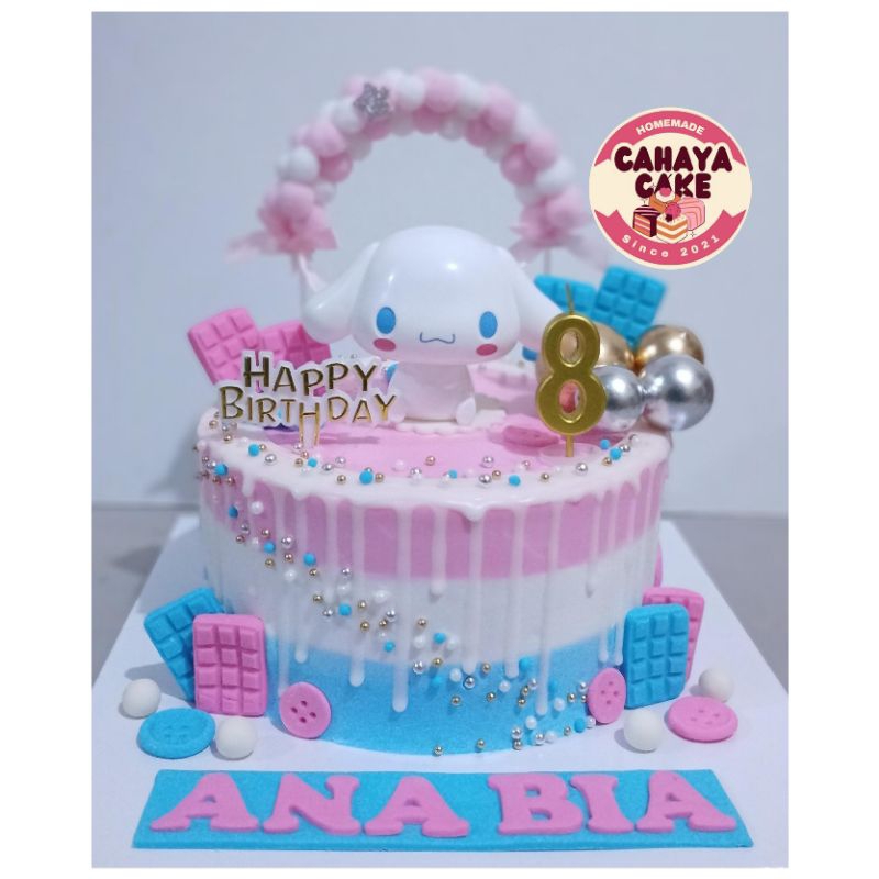 Kue Ulang Tahun Cinnamoroll / Cinnamoroll Cake / Kue Ultah Sanrio