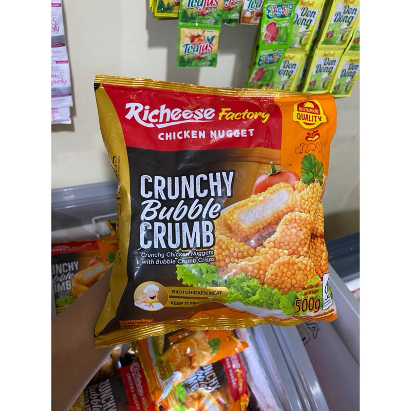 

Richeese chicken nugget chunchy bubble crumb