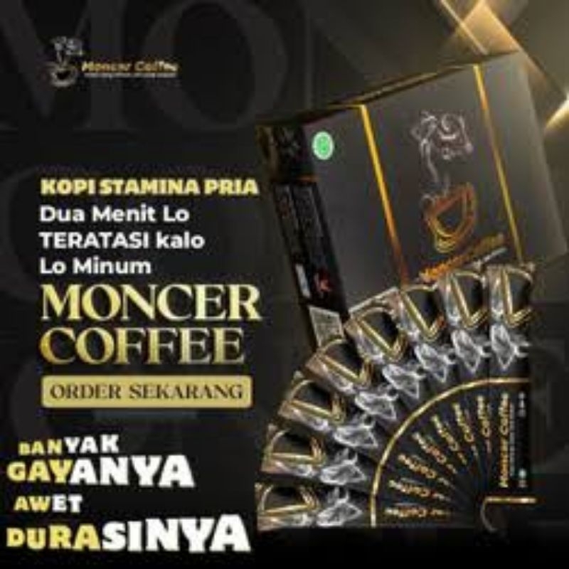 

MONCER Minuman Kopi Nikmat Aman dengan L-Agrinin & L-Citrulline Aman & Nikmat Sudah Halal