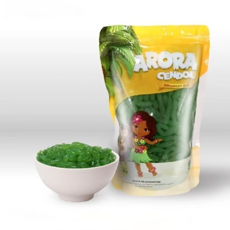 

CENDOL JELLY ARORA DAWET TOPING MINUMAN JELLY 500g