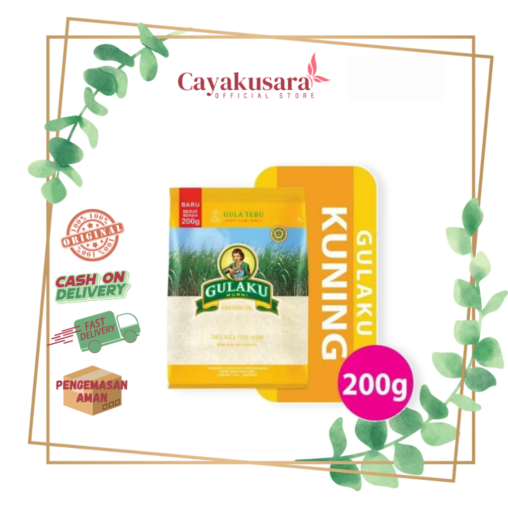 

Gulaku Kuning 200gr - Gula Pasir Tebu Gulaku