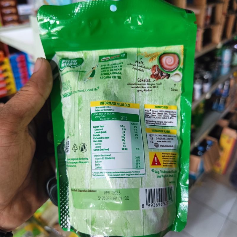 

RB PERMEN MILO ACTIV ENERGY CUBENetto : 67.5g / Isi 25 Blok