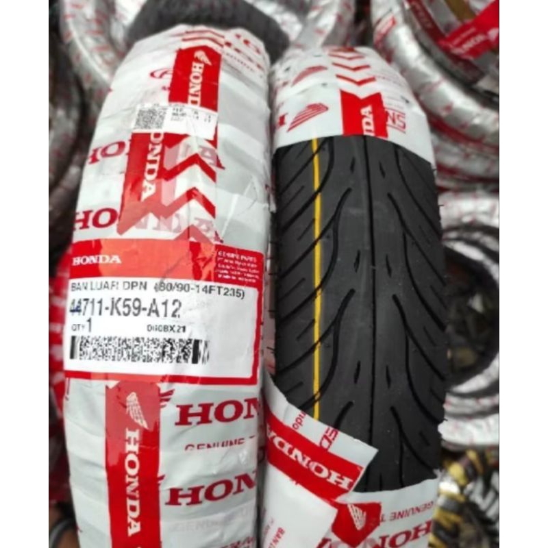 BAN HONDA FEDRAL 80/90-14 TUBLES/BAN DEPAN AHM VARIO125/BAN TUBLES DEPAN BEAT POP/BAN AHM TUBLES DEP