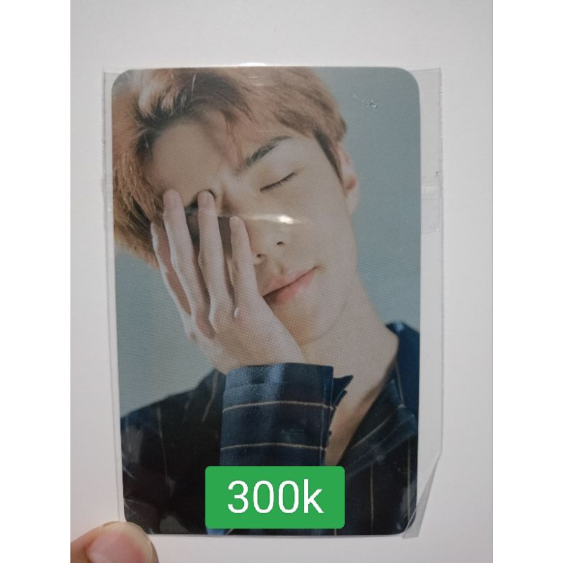 photocard Sehun RARE Flo official A Sehun ngantuk