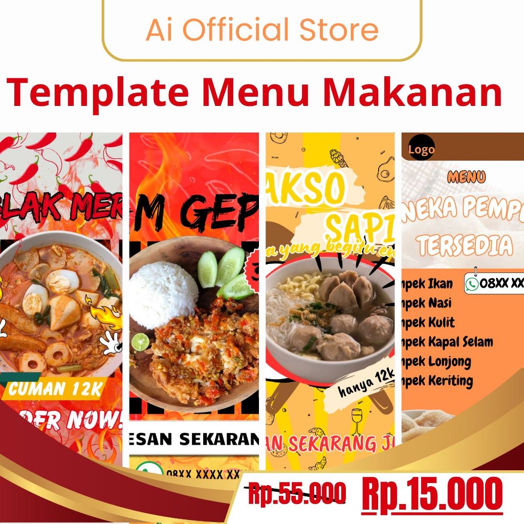 

Template Menu Makanan Digital/Poster Untuk Warung Ataupun Restoran | Murah, Aman & Terpercaya