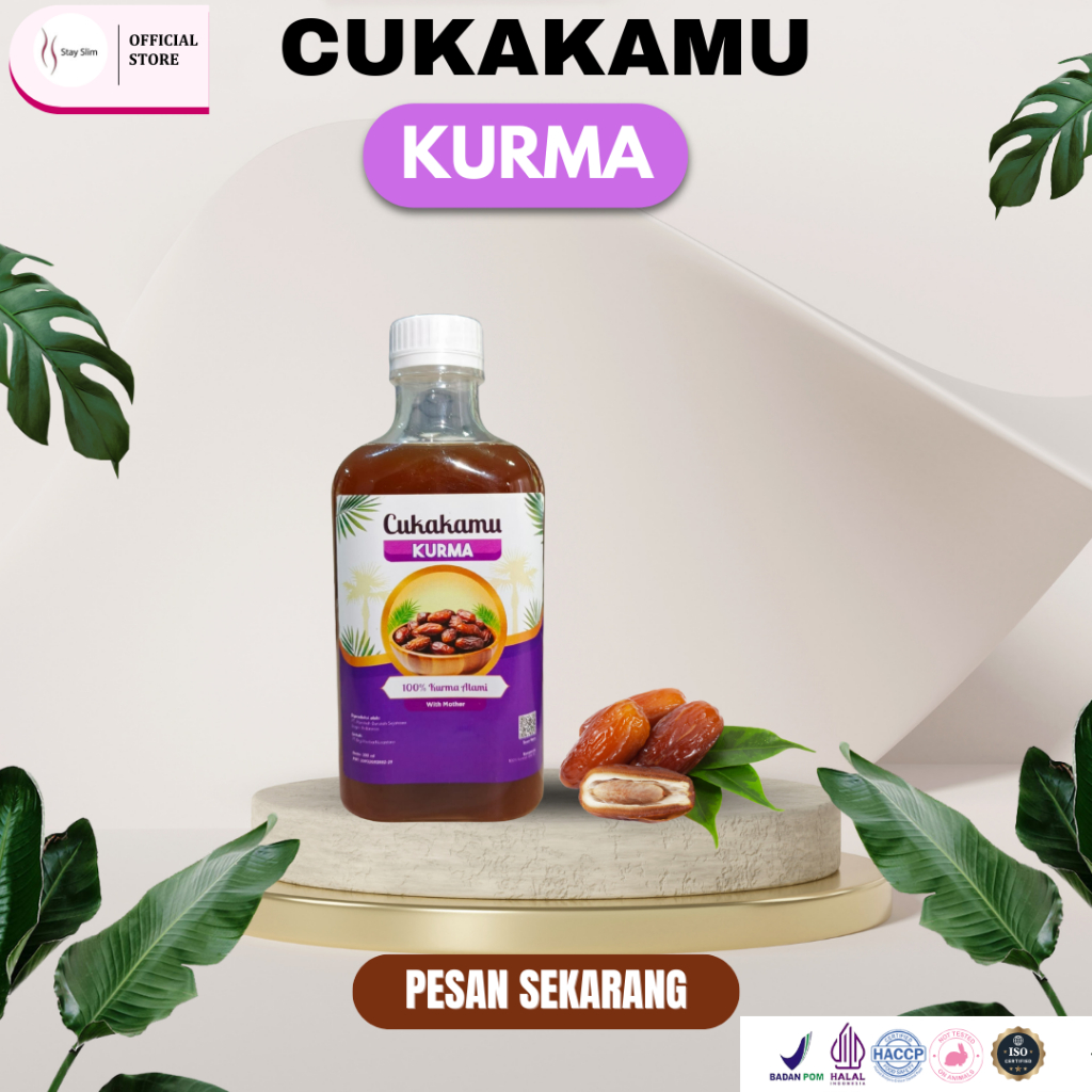 

CUKAKAMU Cuka Kurma Mencerahkan Wajah Putih Bersih Flek Hitam & Kerutan Hilang - 1 Botol