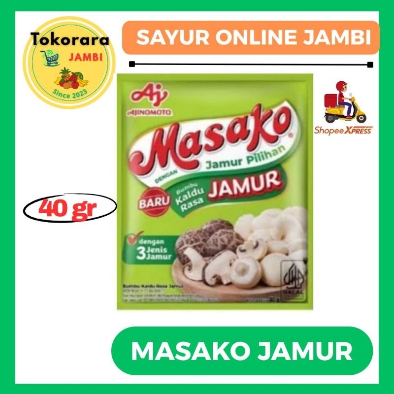 

Masako kaldu jamur 40gr-Tokorara.jambi