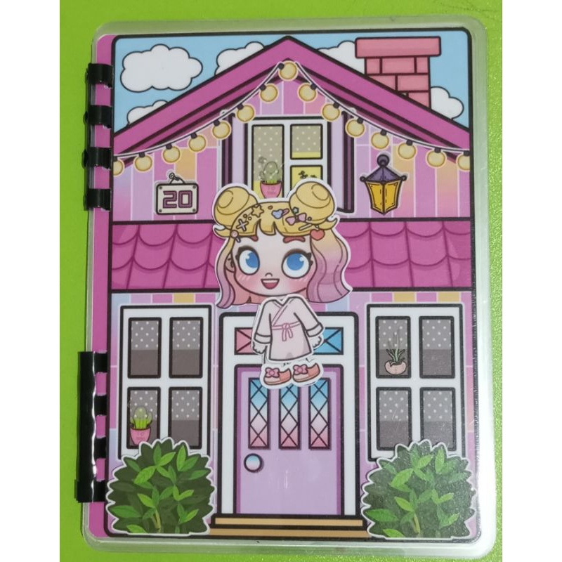 [Laminating] Paper Doll Neon Pink House