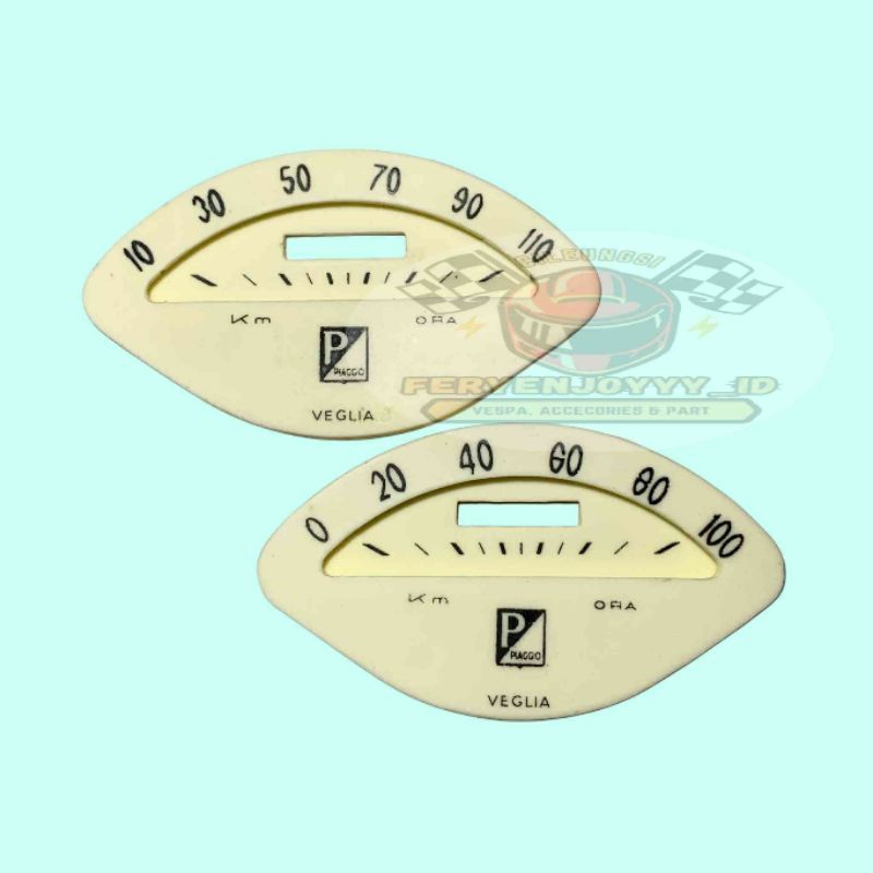 LAYAR SPEEDOMETER OVAL P/ 110 100 VESPA SPRINT S GL VBA VBB SS180 SUPER