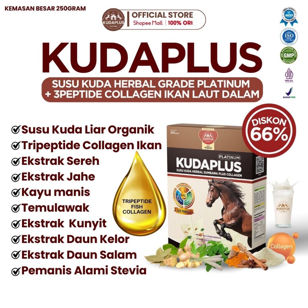 

Susu Kuda Lombok Original dari Sumbawa Cepat Atasi Sesak Nafas Akut dan Nyeri Sendi Berat Kemasan 250gram