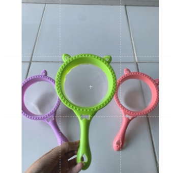 Saringan Teh Plastik Besar Warna-Warni