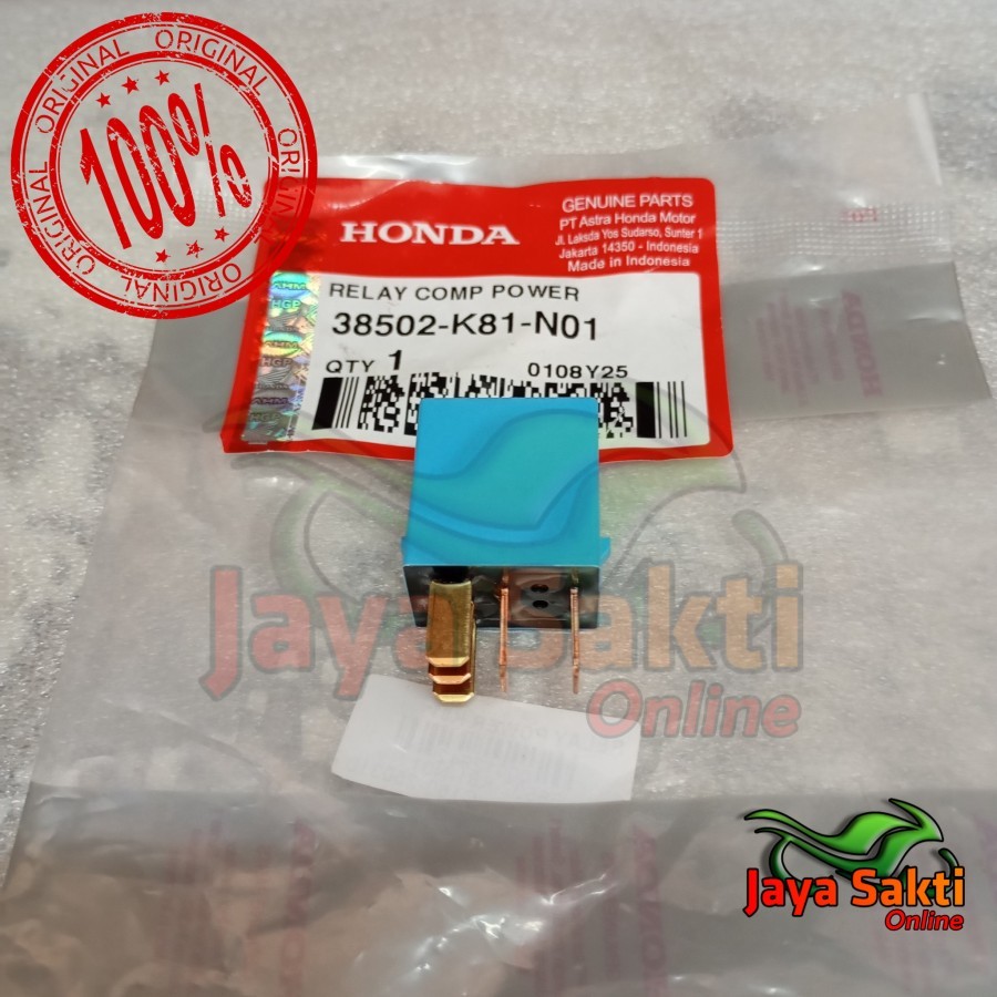 RELAY COMP POWER KAKI 5 BEAT FI ESP ASLI HONDA
